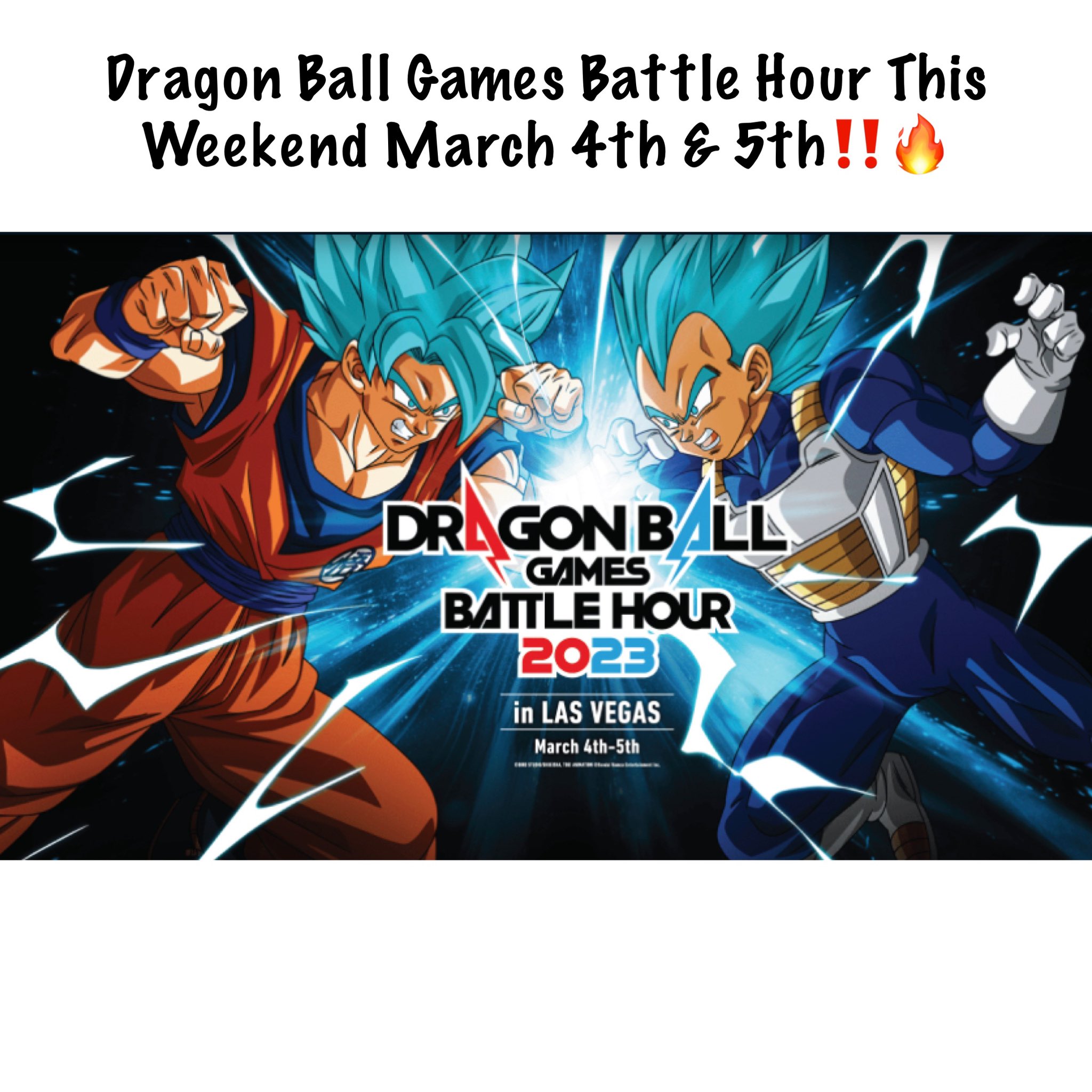 DRAGON BALL Games Battle Hour 2023 Dates Confirmed!!]