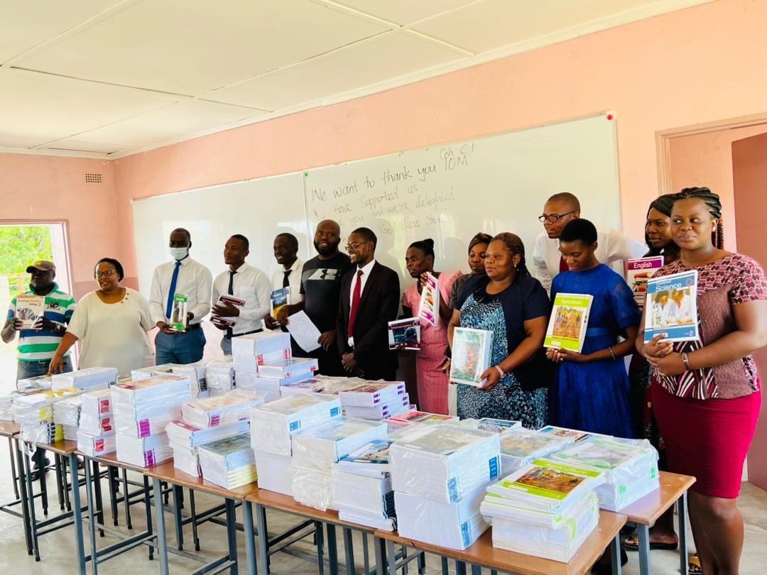 Following on to the 2 school blocks that we finished at Masibinta in Binga, one of which was through a grant by <a href="/IOM_USA/">IOM United States</a>, today  <a href="/CitizInitiative/">Citizens Initiative</a>  &amp; <a href="/IOMZimbabwe/">IOM Zimbabwe</a>  delivered a generous donation of textbooks worth $8K to the school.  We are thankful to all of you who have helped us