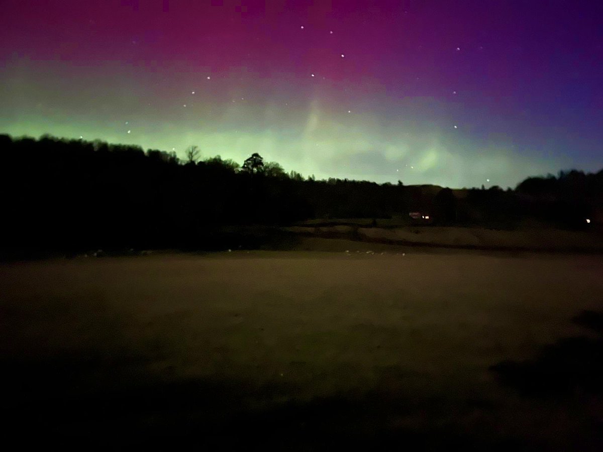 The sky in Kilmahog last night #NorthernLights