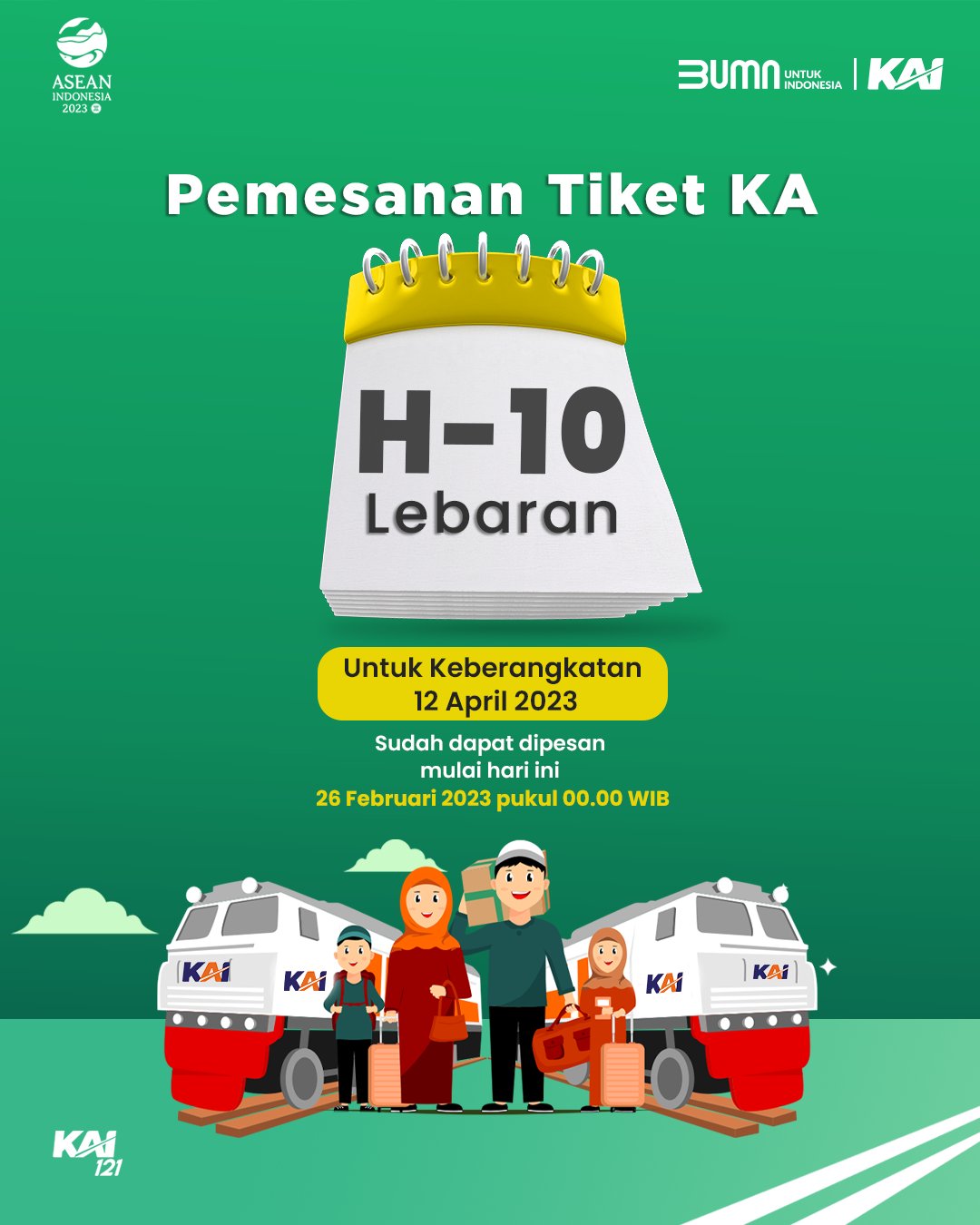 Kereta Api Indonesia on Twitter "Pemesanan tiket KA masa angkutan