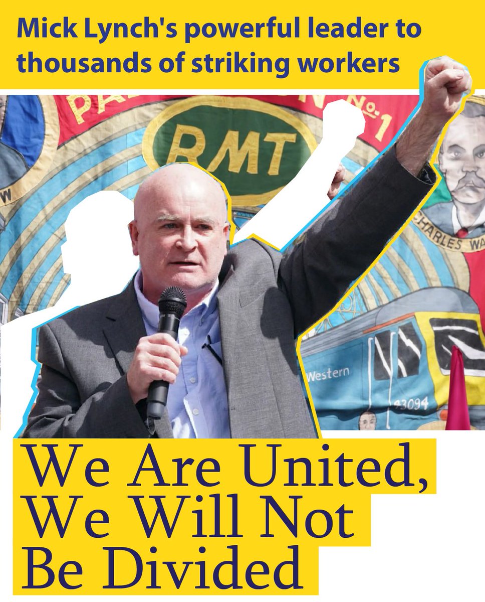 #MickLynch's powerful leader to thousands of striking workers.