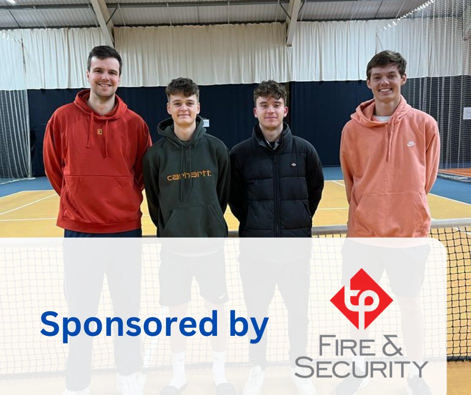 Our men’s first team will be competing in the 2023 National Clubs League. 
A huge thank you to our sponsors, TP Fire &amp; Security, for supporting our team. tpfire.co.uk 
<a href="/TPFireLtd/">TP Fire & Security</a> <a href="/LTASuffolk/">Suffolk LTA</a> <a href="/LTACompetitions/">LTA Competitions</a>