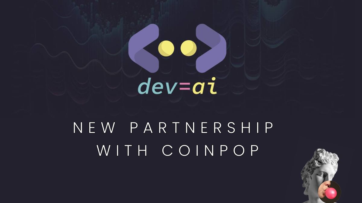 officialdevai's tweet photo. 🤖DevAI - The TG mod bot that learns your projects whitepaper to offer 24/7 customer support

"We're doing a $100 RAFFLE. To be qualified you must: 
- interact with the tweet (will be published around 5pm cet)
- join the CoinPop Telegram: https://t.co/rBsyPwG4cf
Let's RAID 🔥🔥" https://t.co/ak40EWjGga