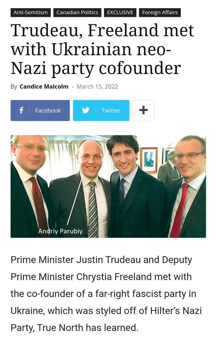 Talking about meeting with far-right extremists…