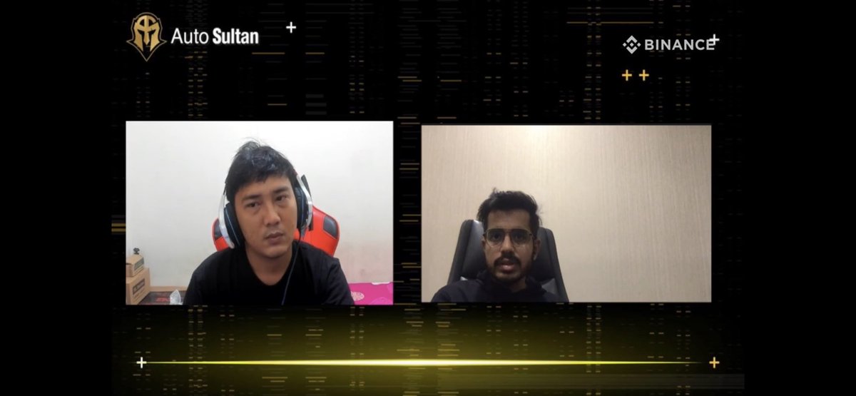 N19HTM4R3x's tweet photo. Over 1800 people are watching the @Mazimatic live stream AMA on @binance live with @Autosultan_team ๐ฅ Drop in and ask a question about #MaziMatic and the #Metaverse #SaitaPro #Saitama
https://t.co/S4wTrOZ2Is https://t.co/rtpDs0pdWF