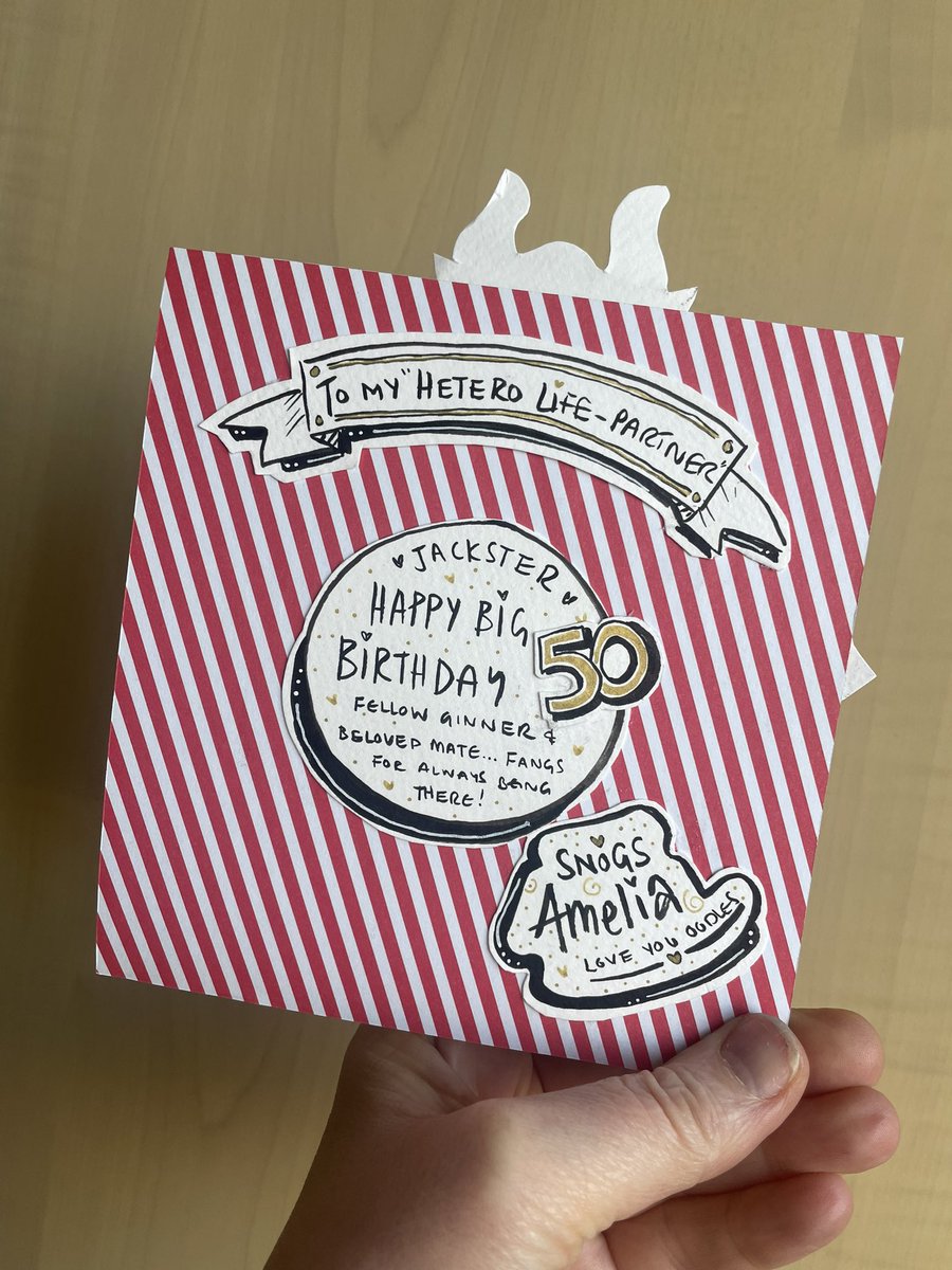 gingertotty's tweet photo. Who wants to see the pop up Buffy card I did for my best mate then? Fear itself made us both piss ourselves laughing when we first saw it - still does. So this was her special card for a special birthday :) #buffy #feardemon https://t.co/isPPsz54JM