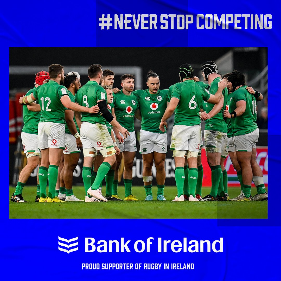 Ireland win ☘️ we keep going ✊  #ITAvIRE #NeverStopCompeting