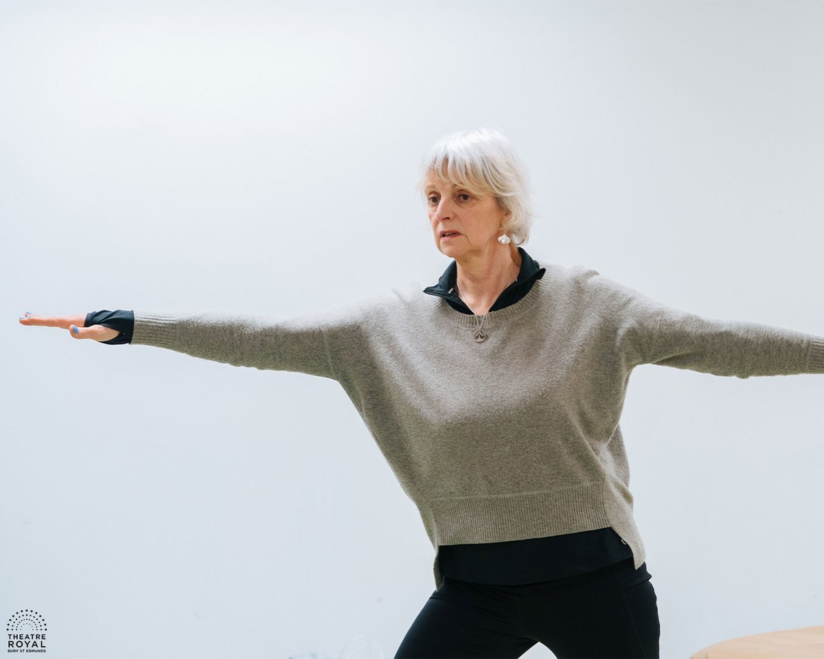 The Children 🌊 10-25 March: bit.ly/3AyXvwR
Hazel (Gillian Bevan) and Robin (Michael Higgs) live on a diet of salad, yoghurt and yoga, we welcomed choreographer Julia Cave this week to spend time with our already very flexible cast! Hazels' calm before the storm perhaps?