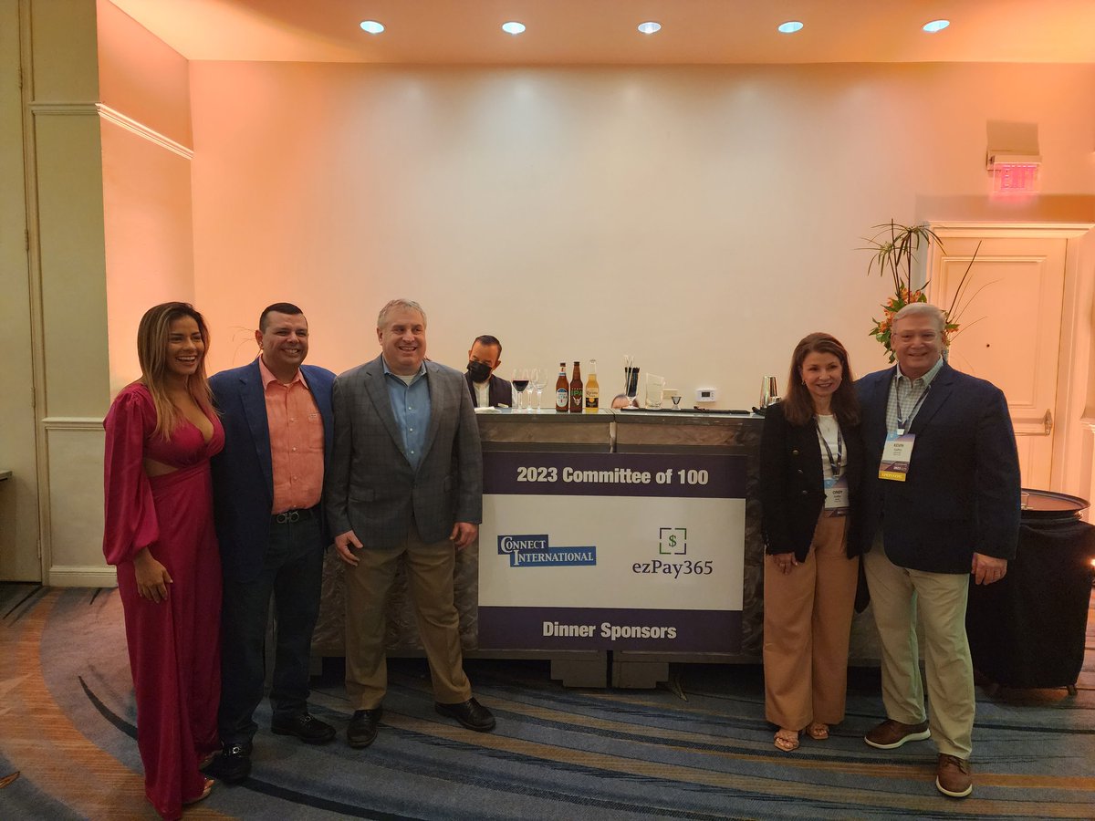 ezPay365's tweet photo. @ACAIntl @CImanagua @acacollector. 2023 Committee of 100, great event with forward thinking leaders, attorneys and affiliate vendors sharing current and future insights on the ARM industry. Nice closing dinner ceremony sponsored by Connect International and ezPay365. https://t.co/3IQhjly2m3