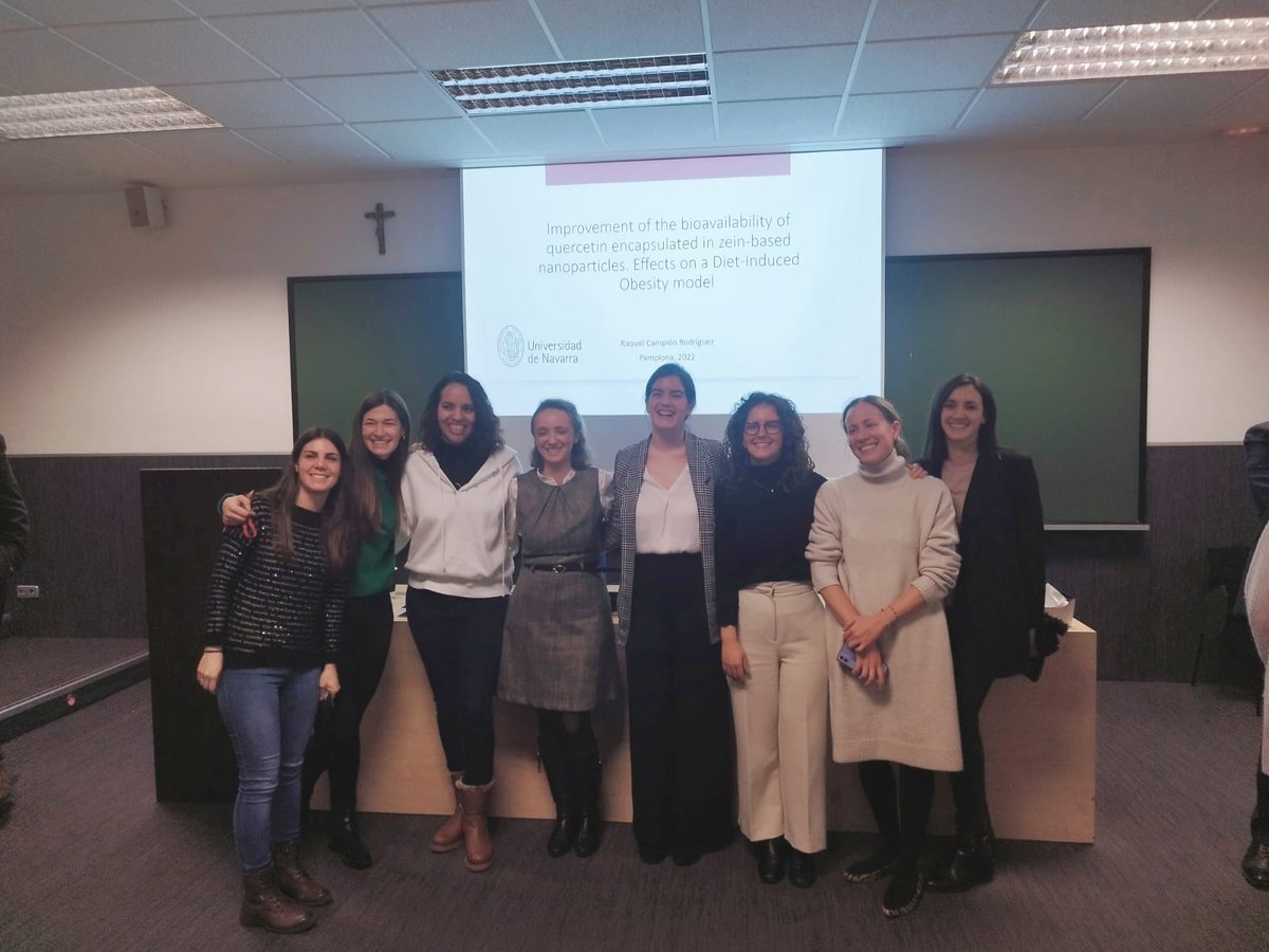 Nano Galenic Group (@nanogalenic) on Twitter photo Just 3 months ago our dear Raquel excellently defended her thesis. We wish her all the best in her future professional career. We add some photos of that beautiful day ending this stage of hard work and learning. Congrats on your Ph.D. Dr. Campión! Good luck! 🥳😀 <a href="/farmaciaunav/">Facultad de Farmacia y Nutrición # UNAV</a> Just 3 months ago our dear Raquel excellently defended her thesis. We wish her all the best in her future professional career. We add some photos of that beautiful day ending this stage of hard work and learning. Congrats on your Ph.D. Dr. Campión! Good luck! 🥳😀 <a href="/farmaciaunav/">Facultad de Farmacia y Nutrición # UNAV</a>
