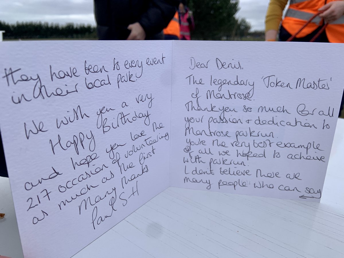 Montrose parkrun tweet media
