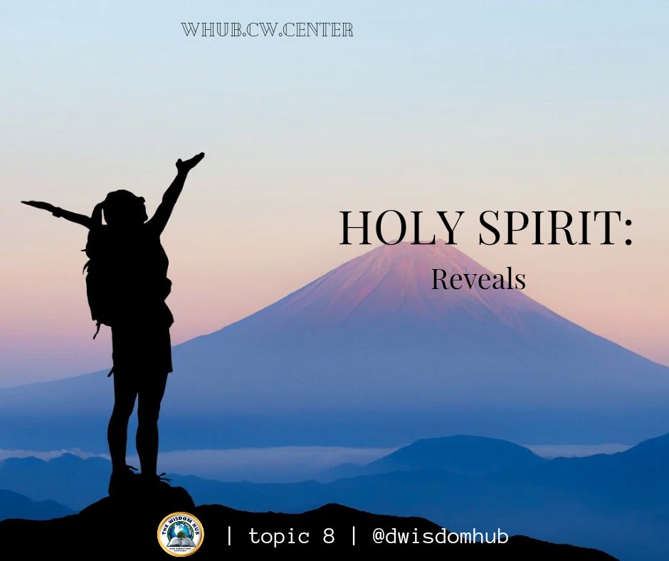 Dwisdomhub's tweet image. #52topicsontheHolySpirit #topic8 #reveals visit link in bio for full article