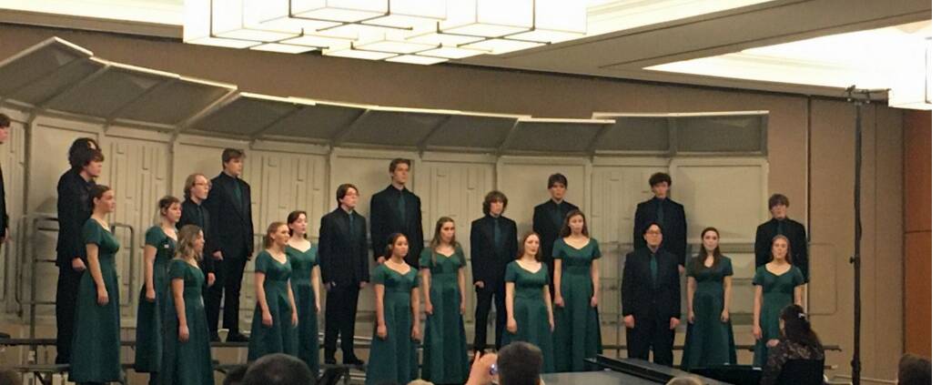fshsactivities's tweet photo. FSHS Chamber Singers perform at KMEA State Workshop.  An inspiring performance by this group of Free State students. https://t.co/xGRjwqYRsp