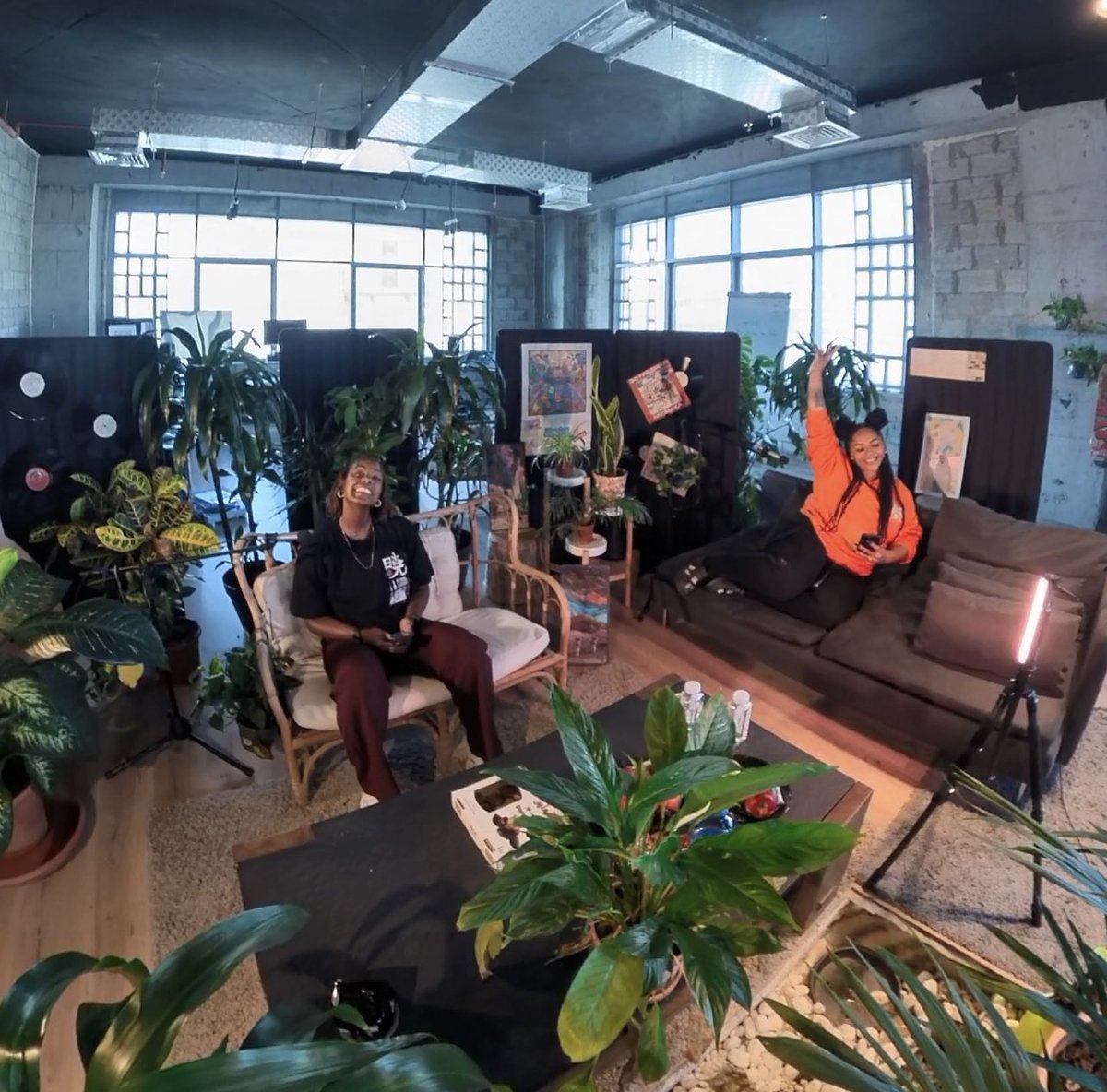 ThisBlackLife's tweet photo. recording day 🎙️🧡 #thisblacklife #podcast #qatar https://t.co/TVOdutsESr