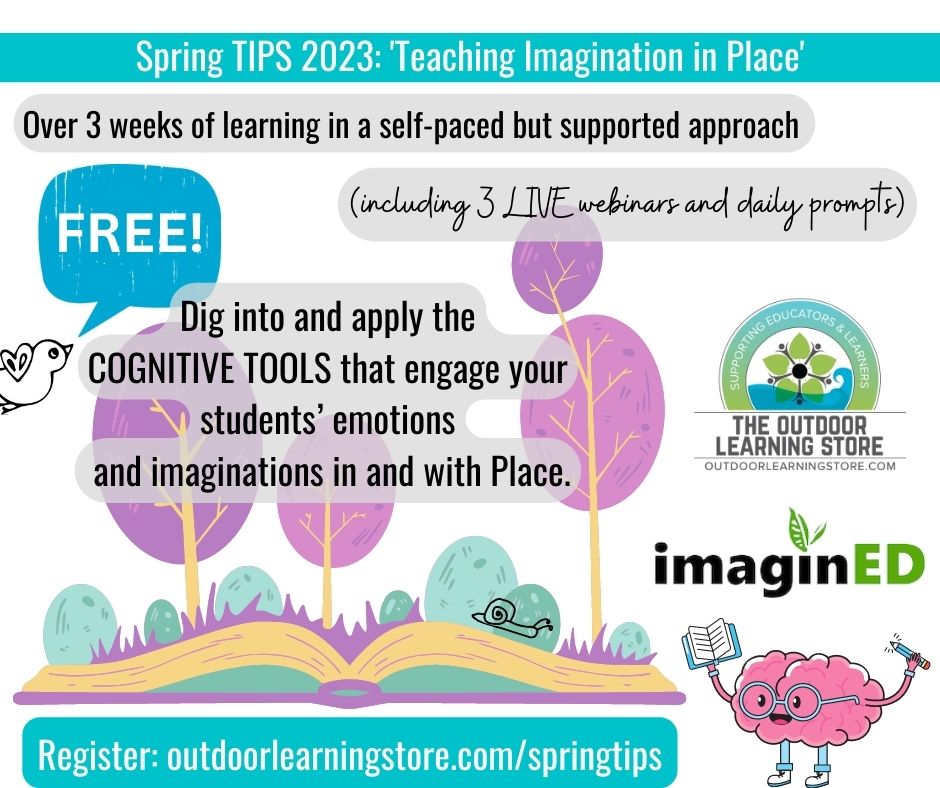 CALLING ALL Walking Curriculum &amp; Imaginative Eco Ed enthusiasts! Enrich your outdoor teaching in this Spring 2023 pro-D!

3 Virtual Workshops &amp; 3 weeks of Daily Prompts leading up to 🌎 Day

Register FREE! outdoorlearningstore.com/springtips/

<a href="/TheOLStore/">The Outdoor Learning School & Store</a>  <a href="/perfinker/">Gillian Judson, PhD</a> <a href="/imaginEDnow/">#imaginEDchat</a>