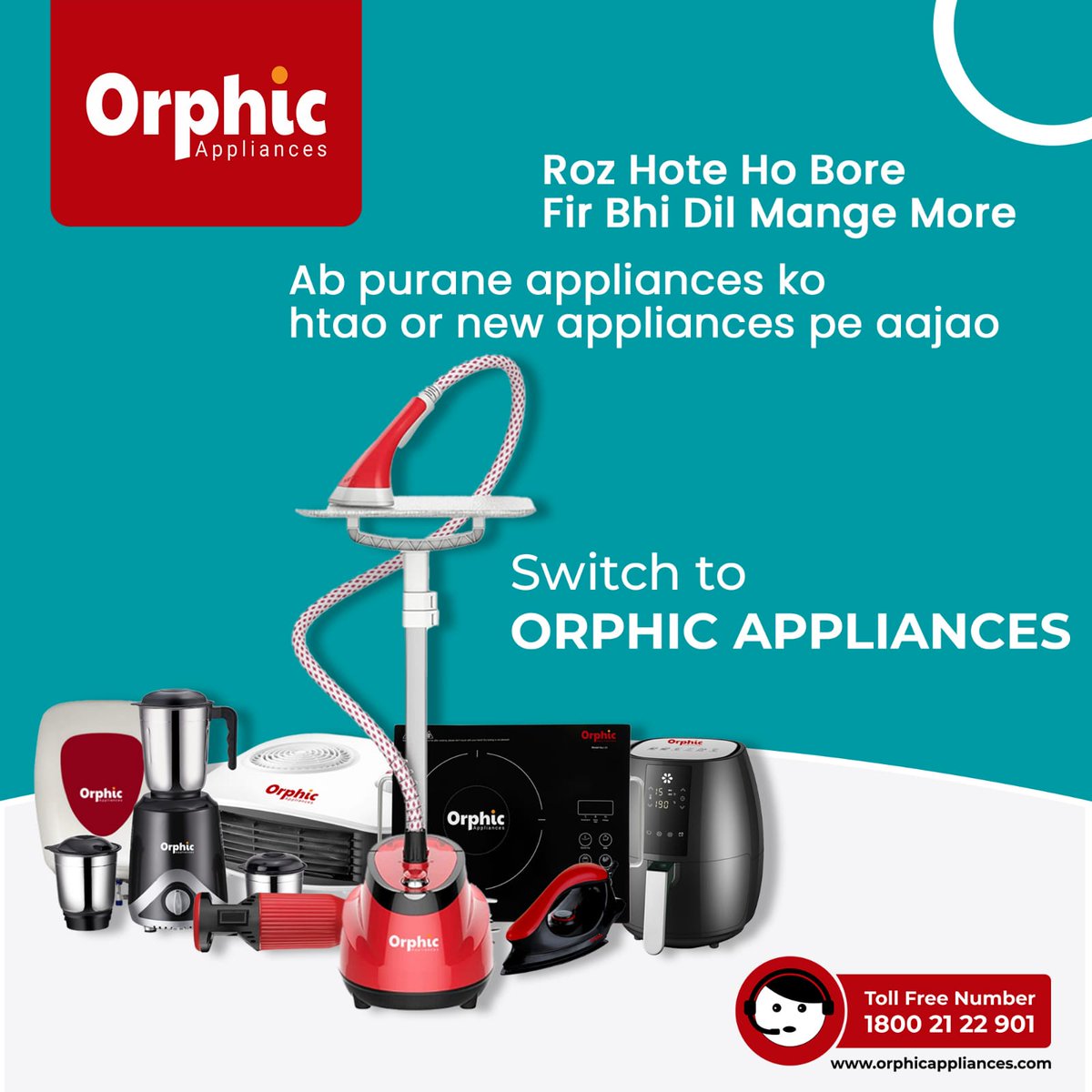 OrphicLimited's tweet photo. Switch to Orphic Appliances
.
.
Contact Us: 096508 68642
Visit Us: https://t.co/m6HQoiCzjn
.
.
.
#orphic #orphicappliancesltd #fan #ceilingfan #cool #ceilingdecoration #feelthebreeze #iron #modern #fandesign #chimney #smokefree #aircooler #coolbreeze #cooler #wind #air https://t.co/k1kvs5zyZo