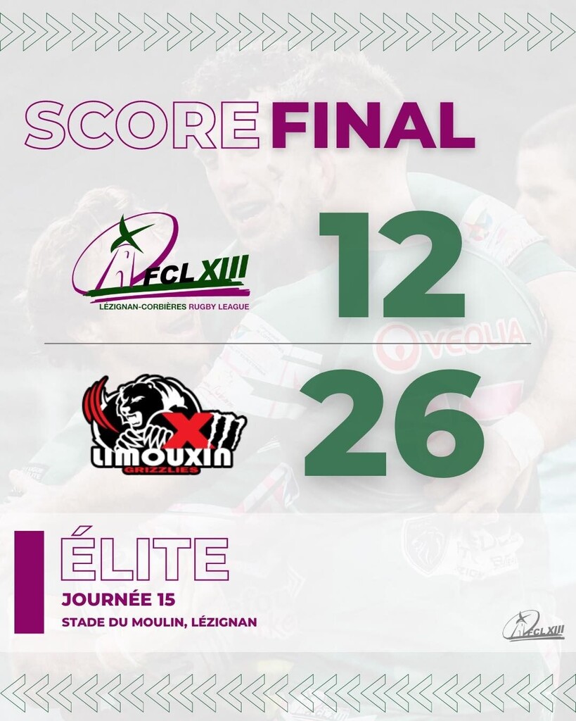 fcl13's tweet photo. 🐗 𝗩𝗦 🐻 | Défaite de l'élite face au @xiii_limouxin 

🟢⚪️ https://t.co/0vl7iMr9wx https://t.co/MZnVFcCRcX