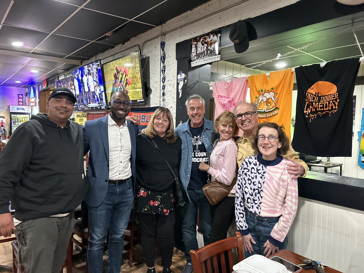 BrandonUpson's tweet photo. After today, I will have touched 23 counties on my way to chair the South Carolina Democratic Party. I believe that hard work is the price we pay for success and hard work is how we’re going to win this race. 

#SCForwardTogether https://t.co/T8hv2efZcU