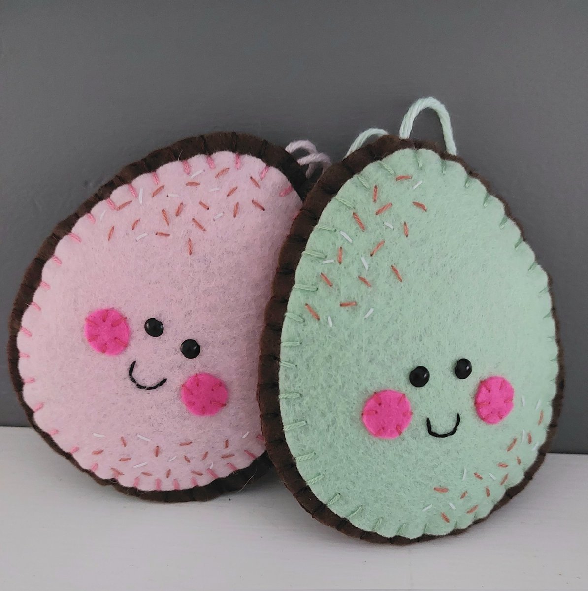 Spring eggs!! (Not just for Easter🥚) inspired by those little chocolatey ones we all like so much 😋 #eggs #eastereggs #springdecorations #easterdecorations #pastelcolours #handmadehour #CraftBizParty #craftuk #Supportsmall #shopsmall