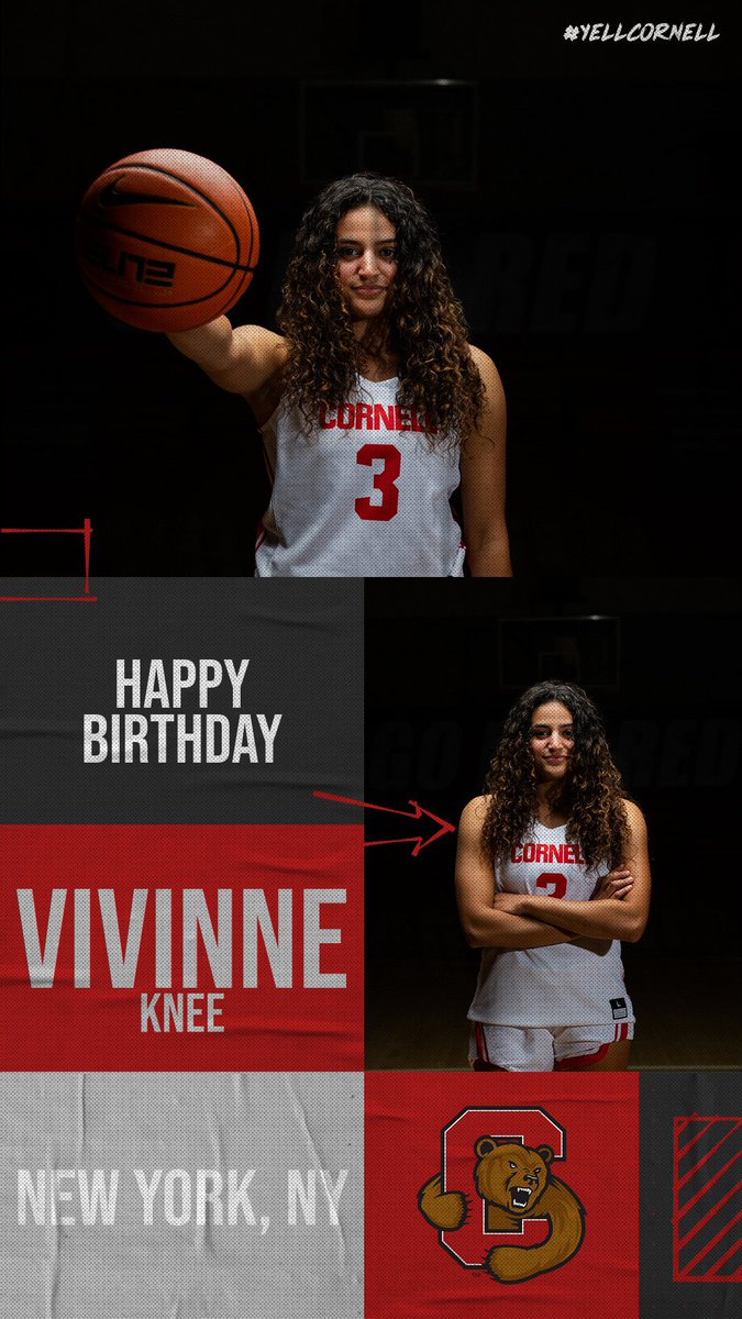 Cornell Women’s Basketball (@cornellwbb) on Twitter photo Please help us wish a very HAPPY BIRTHDAY to freshman, Vivienne Knee!!! We hope you have an incredible GAME DAY BIRTHDAY, <a href="/KneeVivienne/">Vivienne Knee</a>!!! #birthday #ny #three Please help us wish a very HAPPY BIRTHDAY to freshman, Vivienne Knee!!! We hope you have an incredible GAME DAY BIRTHDAY, <a href="/KneeVivienne/">Vivienne Knee</a>!!! #birthday #ny #three