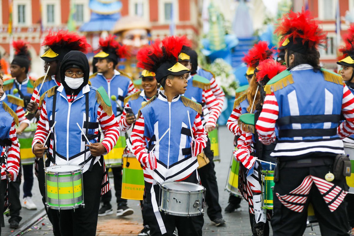 anthony_borre's tweet photo. Fort du succès rencontré l'année dernière, la @VilledeNice a donné, une nouvelle fois, l'opportunité à des jeunes Niçois de participer au @NiceCarnaval en rejoignant le groupe de percussions 🥁

#Carnaval #Nice06 https://t.co/XCihAFST5R