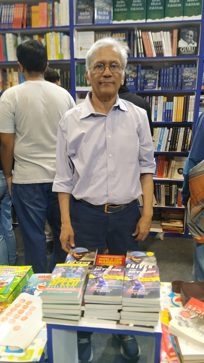 BloomsburyIndia's tweet photo. Author @vijaylokapally signed copies of his books, #Driven, #TheHitman, #SpeedMerchants and #WorldCupWarriors at Bloomsbury stall in World Book Fair!
Visit us in Hall 5, Stalls 223-234 to grab a signed copy! https://t.co/sRdJa7mkkf