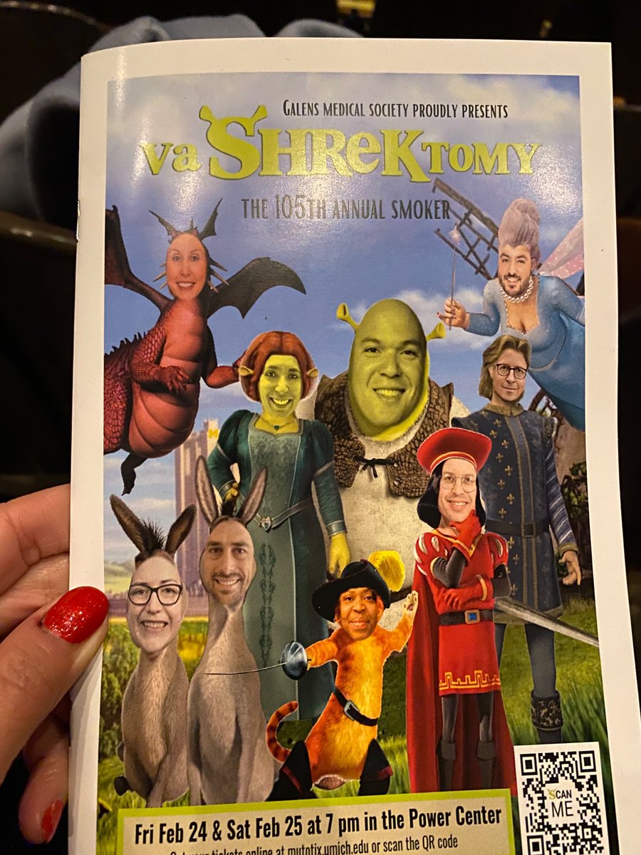 Bravo 👏 🙌 🎉 to the amazing cast and crew of the <a href="/UMichMedSchool/">University of Michigan Medical School</a> <a href="/GalensTagDays/">GalensTagDays</a> Smoker. 

The talent! The beautiful set! And the most inspired and moving reproductive rights Vulva Wonderland piece of all times <a href="/gill_sarena/">Sarena Gill</a>