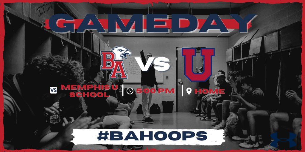 theBAhoops's tweet image. It’s GAMEDAY! Eagles take on Memphis University School for a trip to the final four. We need everyone there and LOUD! #BAHOOPS