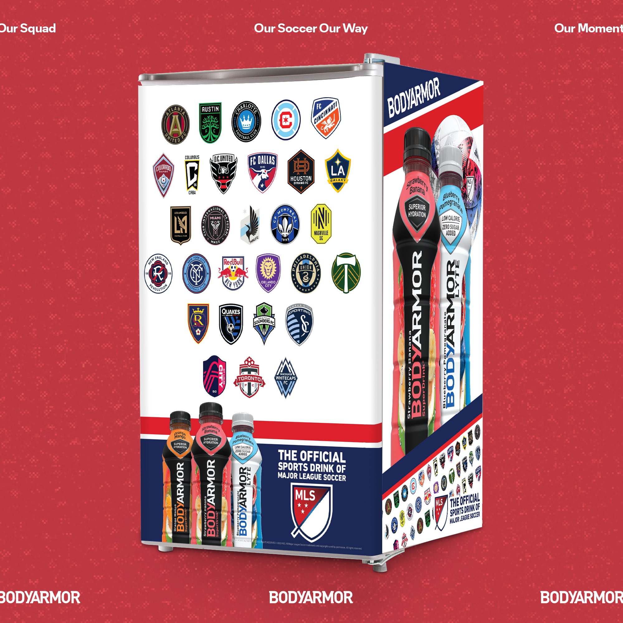 BODYARMOR on Twitter "⚽️ MLS FRIDGE GIVEAWAY ⚽️ To kick off another