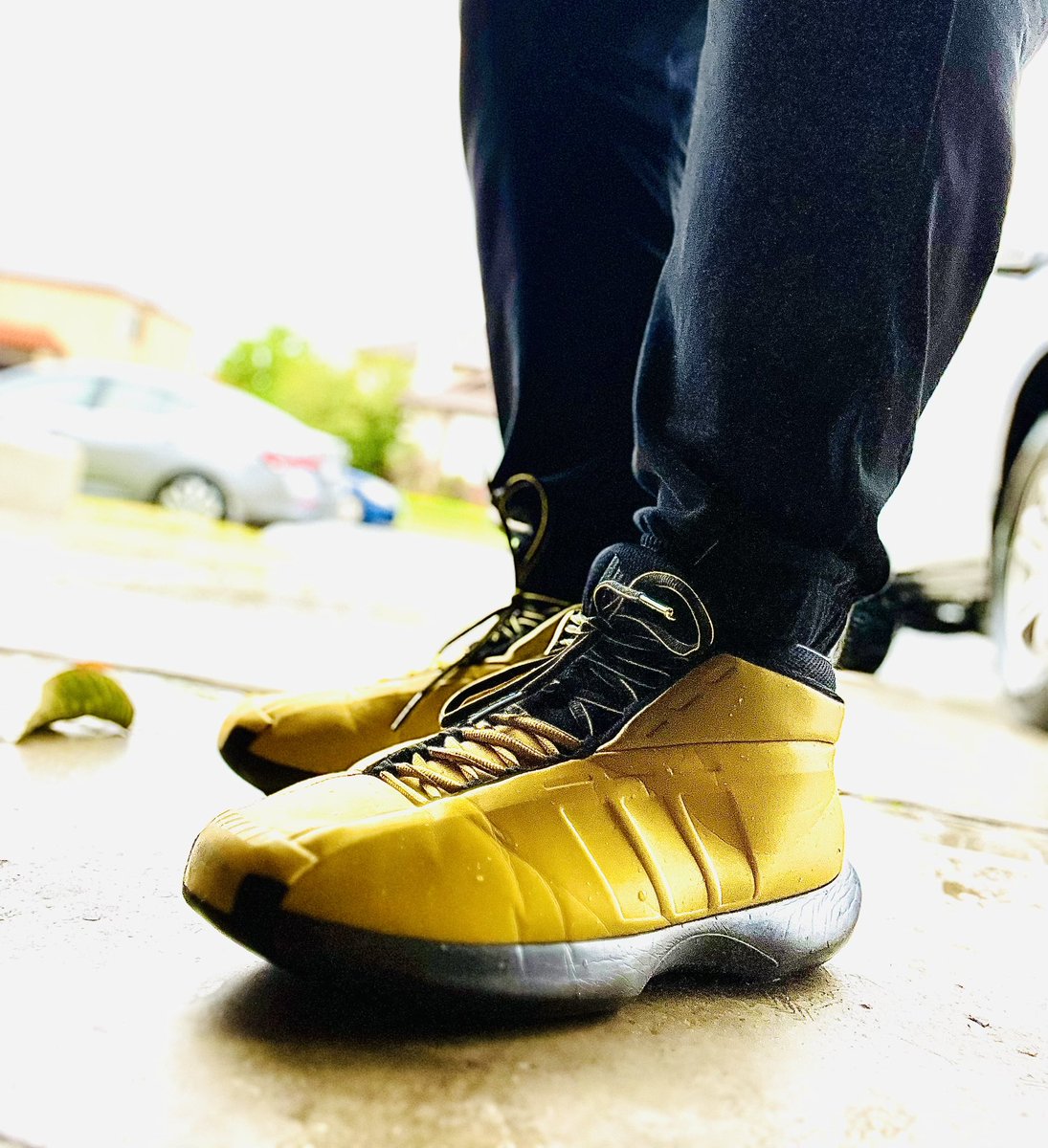 kb8thekid's tweet photo. Some sunshine on this rainy day! @adidas @adidasLA #wdywt #koyd #crazy1 #kobe1 #rain #sunshine https://t.co/gqTA5KTwrg