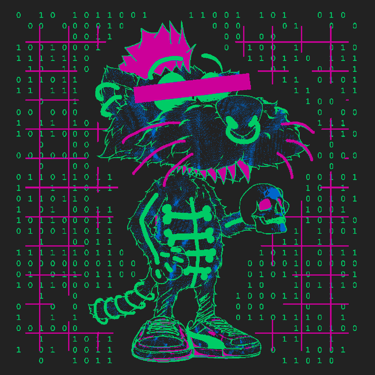 From the beginning, we wanted to immerse our brand in Web3 culture, and wanted a portion of the collection to show our appreciation of Web3 artists.

There’s a total of 14 Guest 1/1s all from incredible, highly collected Web3 creators.

@PopWonderNFT + <a href="/bongdoe/">doe</a> 1/1 shown below.