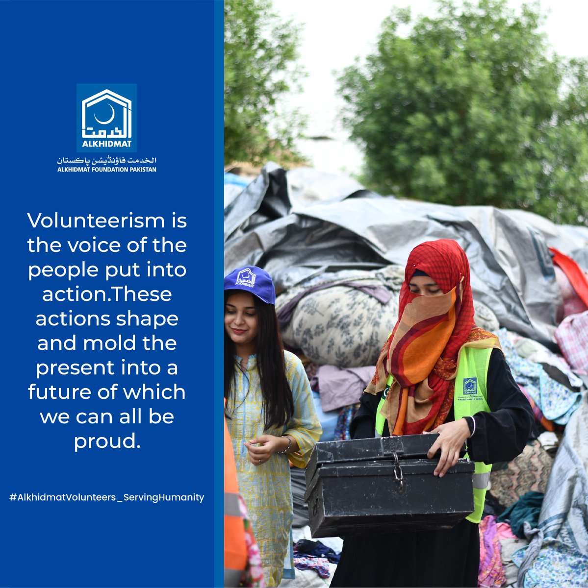 NimraSaaed's tweet photo. Volunteers have been active in every situation that required help. They saved lives without even thinking once about their own safety. No matter there is earthquake, flood, or any other situation, volunteers are seen working on front. #AlkhidmatVolunteers_ServingHumanity https://t.co/ZLnM5WEsoE