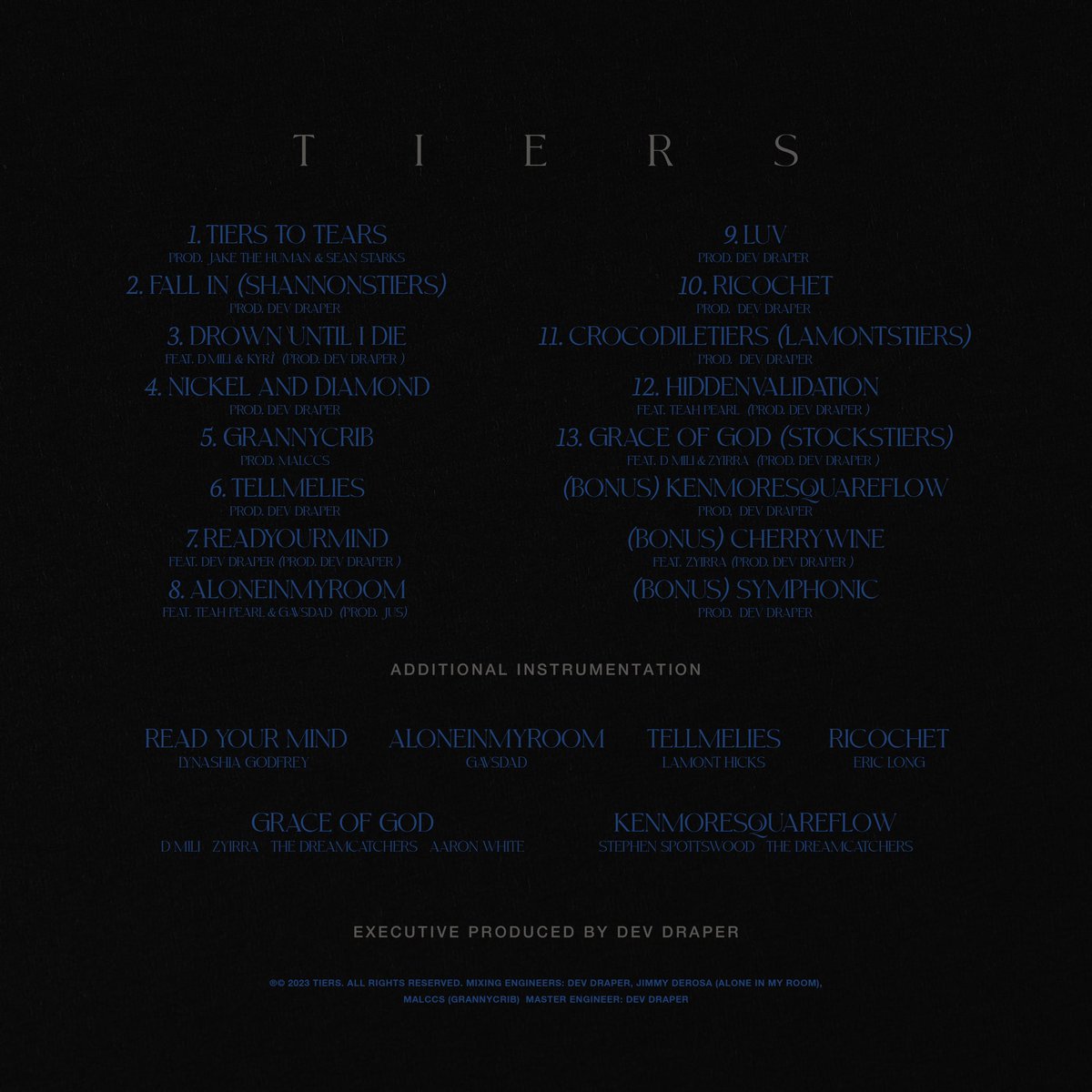 TrigN0's tweet photo. My album "TIERS" is now available 4 purchase exclusively on bandcamp.
Executive Produced by @DevDraper 

Creative direction by Kara Young / https://t.co/9xSq6ivIcx

https://t.co/zaQRExRXkc https://t.co/qDATj96qTt