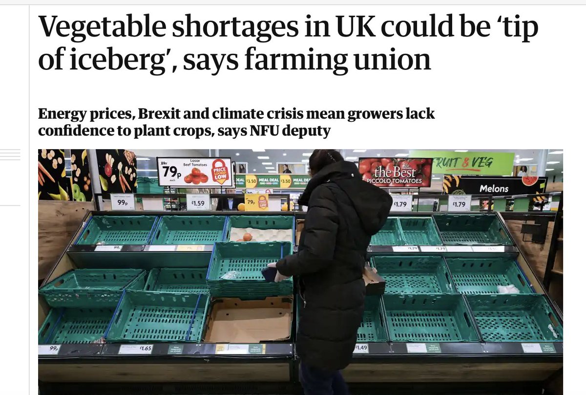 MrMatthewTodd's tweet photo. When people realise that the food supply is threatened by climate change, I hope most of the corporate  media is dismantled. The vapid, billionaire owned media simply has not made this clear - their owners and editors should be held accountable.  https://t.co/VNu3f6Xyg1 https://t.co/bP9h88NCNk