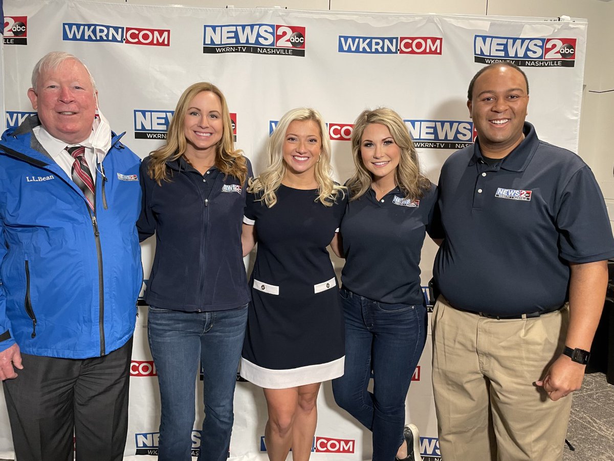 The News 2 Weather Team are all in attendance at @Trevecca for @NWSNashville Severe Weather Awareness Day! @megtomwx @DanielleBreezy @Marcus_WX @DavisNolan @ShelbyMacwx