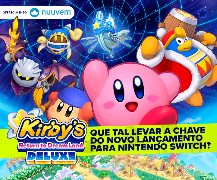 #SORTEIO🎉#GIVEAWAY 
A @Nuuvem enviou uma chave do novo jogo do Kirby para vocês! Pra participar:

- Me segue
- 🔄+💙
- Entre no youtube.com/ultranpodcast, inscreva-se e cole o print no comentário desse tweet com a tag #OlhaOKirby. Resultado na noite do dia 28/02