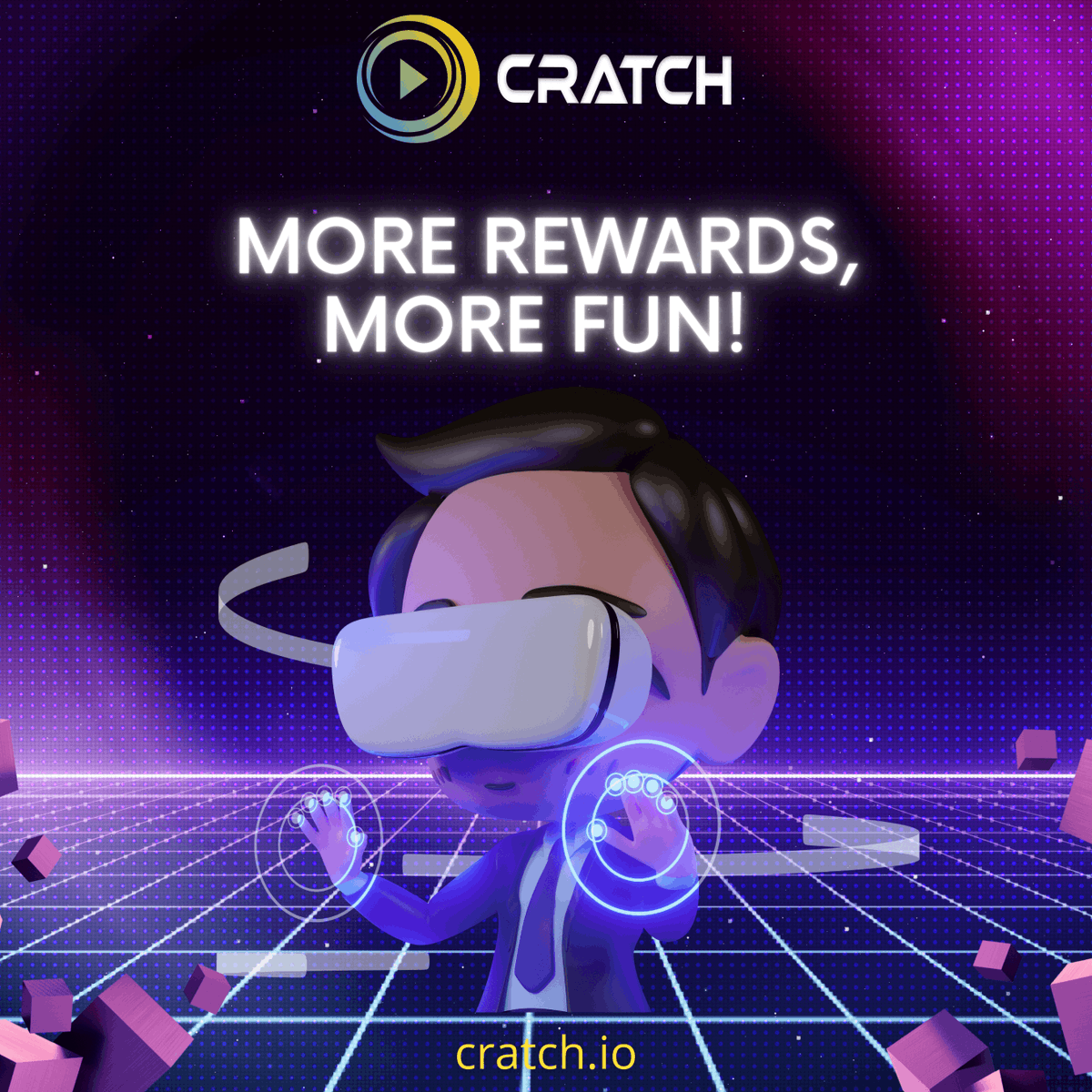 It's time to interact with your favourite Metaverse streamers and influencers. You may stay connected to the platform and earn rewards for every minute you spend using it with the aid of MobiCratch. You won't miss any new videos, live streams or messages."