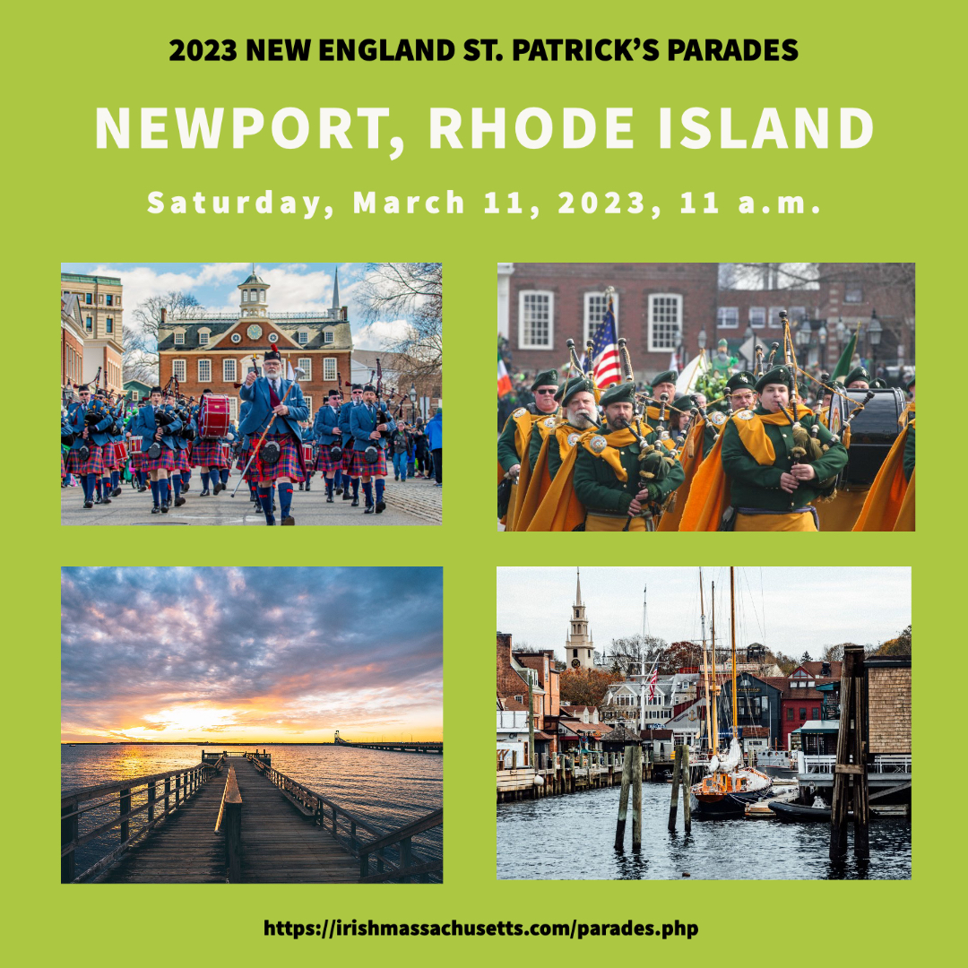 TheBostonIrish's tweet image. Two weeks from today, don&apos;t miss the #StPatricksDay parades on Saturday, March 11th at #CapeCodMA #NewportRI + #HarfordCT. 
See full schedule of #NewEngland parades here.  @VisitCapeCod @DscvrNewport @newenglandvisit @NewEnglandInfo @TweetNewEngland  irishmassachusetts.blogspot.com/2023/02/bita-i…