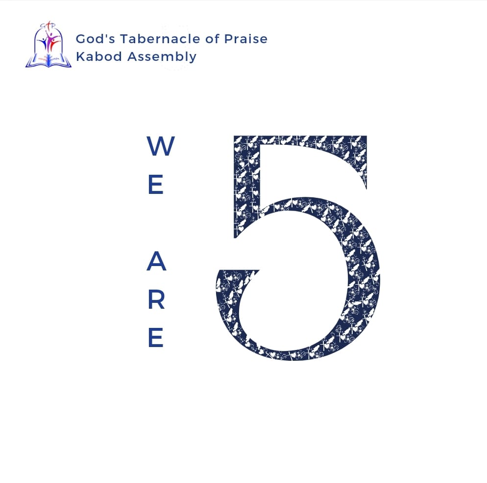 GTPKabod's tweet photo. We are Five!!! 5 years of God's tremendous Grace towards us!
We give God all the glory for these past years and we look forward to a glorious 5th year!!!

#GTPKabod #TrueWorshipOueLifestyle #LovingJesusLovingYou 
#5thAnniversary #Anniversary #AChurchGreatlyHelped #GreatGrace https://t.co/Idbc4ajCAy