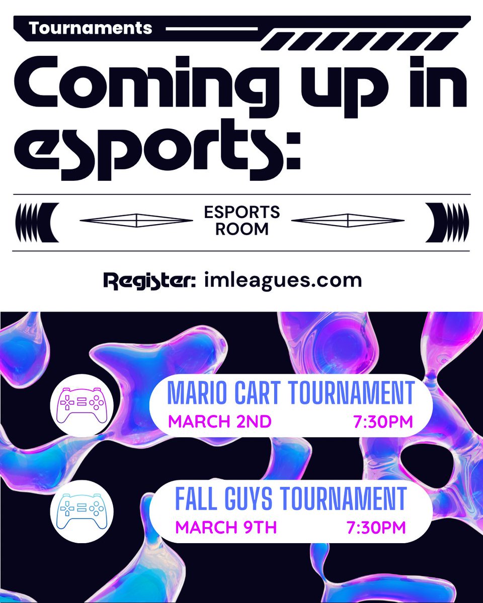 Check out what’s going on in esports the next couple of Thursdays 🎮