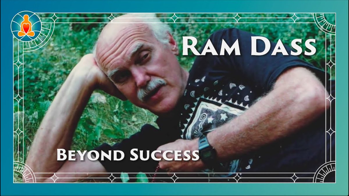 Beyond Success - Ram Dass Full Lecture 1987 An exploration of the basic questions for anyone attempting to do business in a conscious... 🎥 youtube.com/watch?v=Orb8cG… #ramdass #love #beherenow #meditation #compassion #awareness #spiritual #consciousness #yoga #mindfulness #wisdom