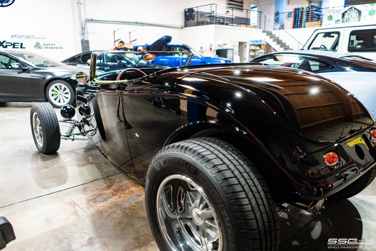sscamerica's tweet photo. Specs: 1933 #Ford Roadster Full paint correction & ceramic coating
#sscustoms #aftermarketautomotive #SiliconValleyCars #SVCars #TechCars #BayAreaAuto #SVAutomotive #SVTech #AutomotiveTech #InnovativeCars #SVMotors #FutureMobility #CarCultureSV #roadster #1933 https://t.co/z6vnNo2AlT
