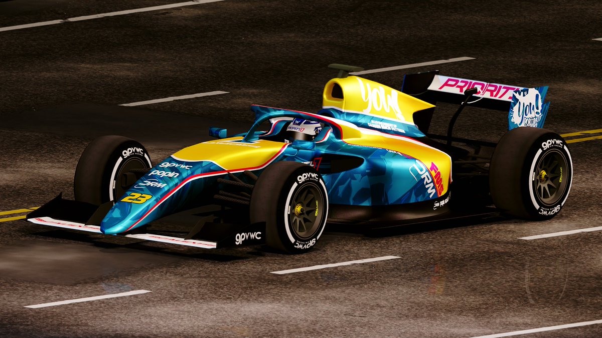 PriorityOneEspt's tweet image. Presenting our 2023 FS2 car special thanks to @tomeley6 for making this livery based on a Williams FW14B we can't wait for the season to start on Tuesday @GPVWC