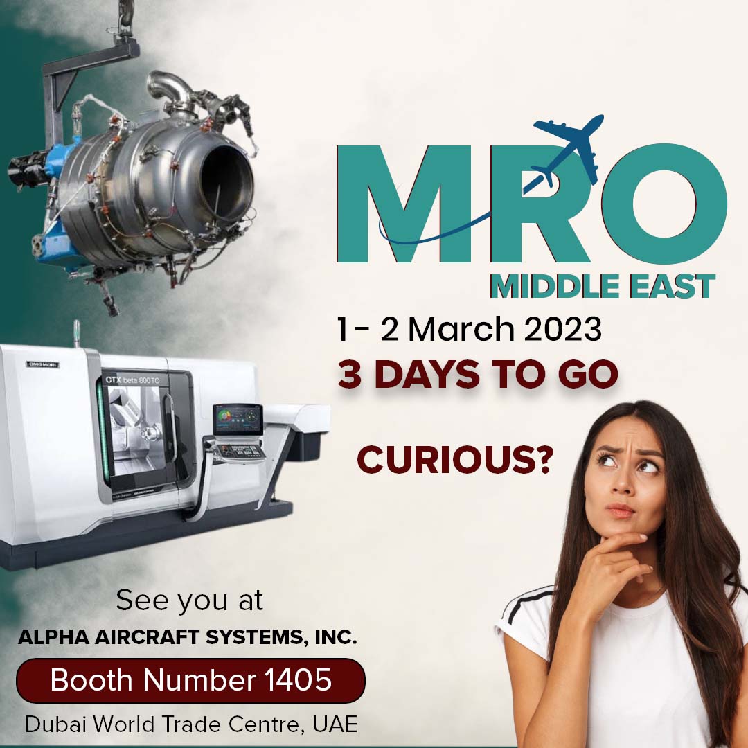 AlphaAircraft's tweet photo. The wait is almost over. Just 3 days to go for the MRO show at Dubai World Trade Centre.
We are excited to demonstrate our APU skills.
Our booth number at the Dubai World Trade Centre is 1405.
Check out our work on https://t.co/P5F8lmdGXS
#alphaaircraftsystems #MRO #aviation https://t.co/Ju5ljUcVeo