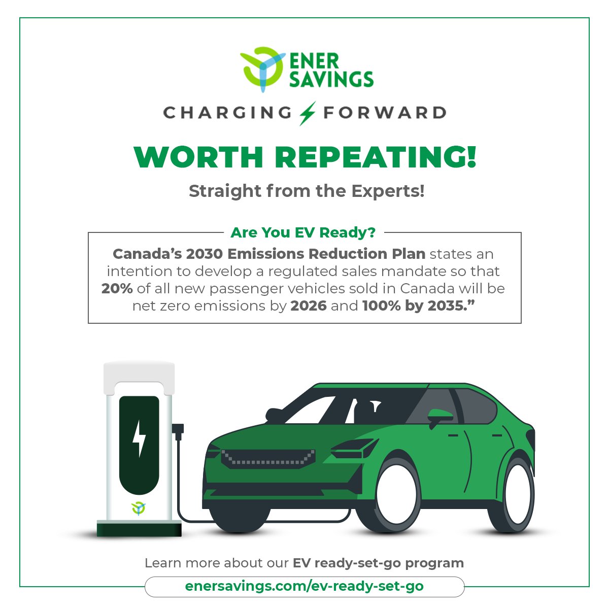 EnerSavingsInc's tweet image. The Canadian government is playing a vital role to make the country a sustainable and healthy place to live! 😀

Visit #EnerSavings in Booth MM@ In ‘#ElectricCity’ or Click here to know more about our EV-ready set-go program. bit.ly/3XuWuPI

#canada #gas #electricvehicle