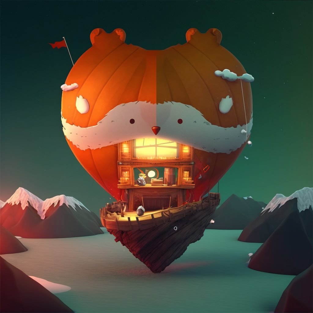 <a href="/ThePlooshies/">The Plooshies</a> Penelope decides to approach the bartender. Suddenly a cheesy line comes to mind: “Excuse me, do you have a map? Because I'm just lost in your eyes." The bartender laughs and replies: "I was told that I have beautiful eyes." Penelope blushes and they strike up a conversation.