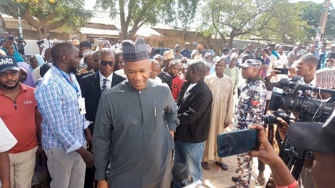 Our Vice Presidential Candidate, Dr Yusuf Datti Baba-Ahmed, voted in Kaduna around 10:10am. The process was reportedly smooth. -PO