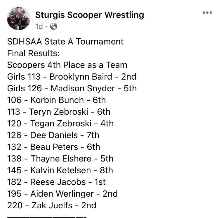 CoachBuus's tweet photo. Congrats to the wrestlers on capping off the tournament with a 4th place finish! Good luck in the dual tournament today! https://t.co/H9gJ3HaD5T