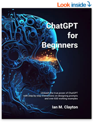 Ever wished you could have a conversation with a long-gone relative or interact any person, related or not, and explore their perspectives on the world. My book 'ChatGPT for Beginners' can help bring those conversations to life. #ChatGPT 
Available here: amazon.com/ChatGPT-Beginn…