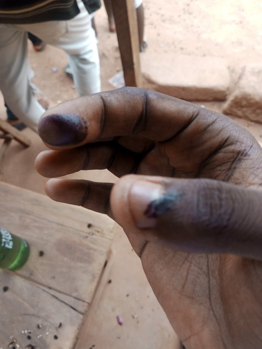 Finally got to vote 😌. #proudlyobidient
#NigeriaElections2023 #NigeriaDecides #PeterObiForPresident2023